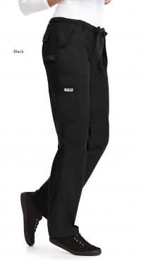 Comfort Rise Drawstring Elastic Scrub Pant