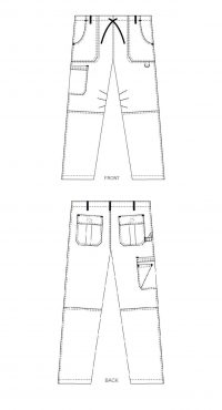 Comfort Rise Drawstring Elastic Scrub Pant