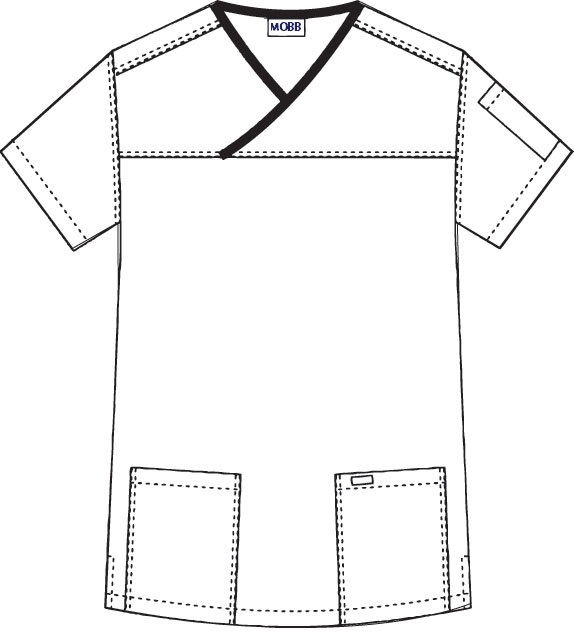 Criss Cross Scrub Top - Image 3