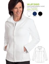 Fleece Zipper Warm-Up Jacket