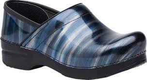 Professional Silver Blue Stripe Patent