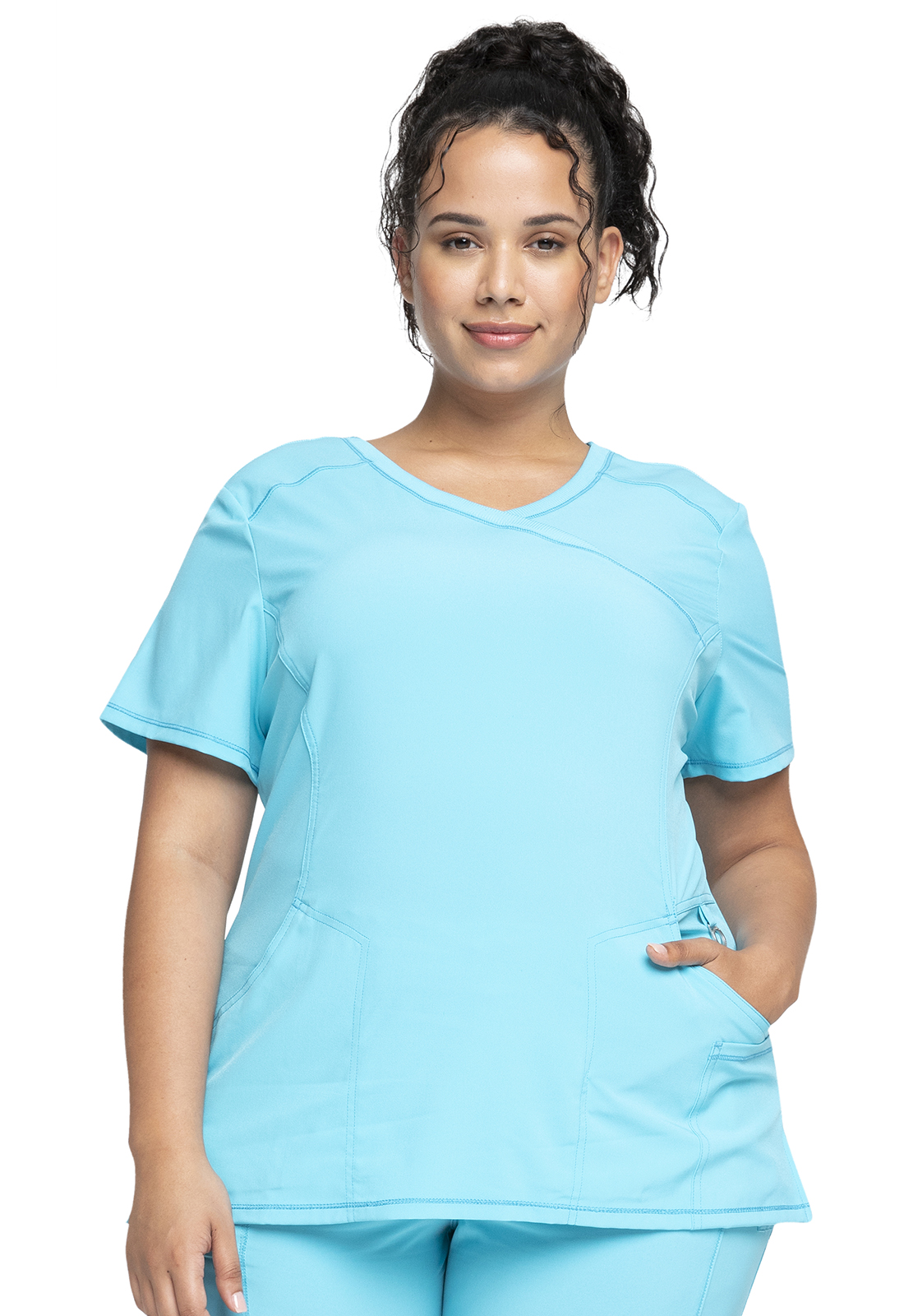 Infinity Mock Wrap Top - Image 19