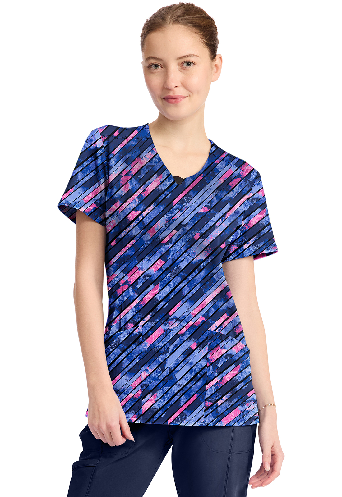 Infinity Round Neck Print Top - Image 18