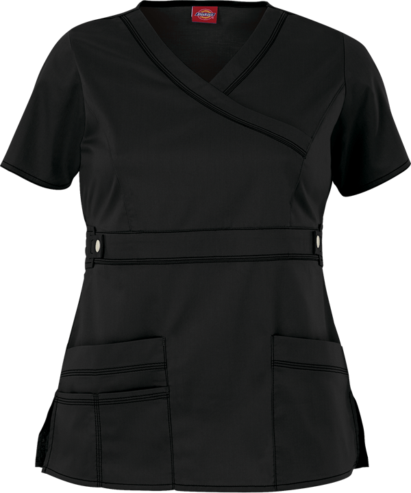 Gen Flex Mock Wrap Top