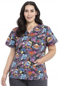 Prints V-Neck Top