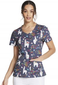 Dickies Prints V-Neck Top