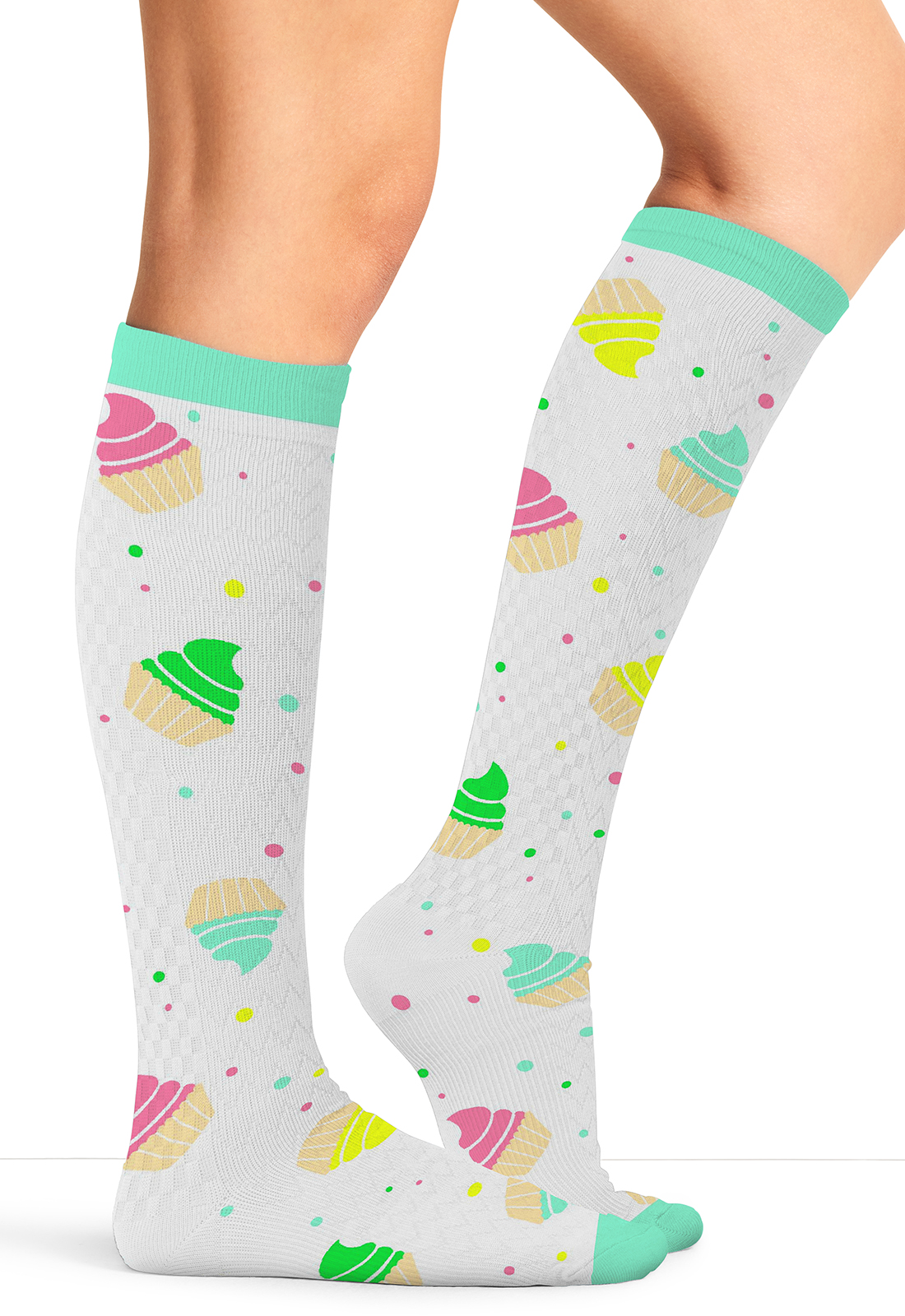 Cherokee Print Support 8-12 mmHg Graduated Support Socks - Image 6