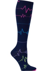 Cherokee Print Support 10-15mmHg Graduated Compression Socks – Extra Wide Calf
