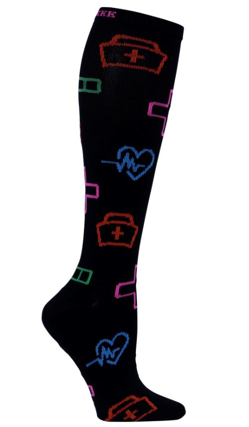 Cherokee Print Support 8-12 mmHg Graduated Support Socks - Image 14