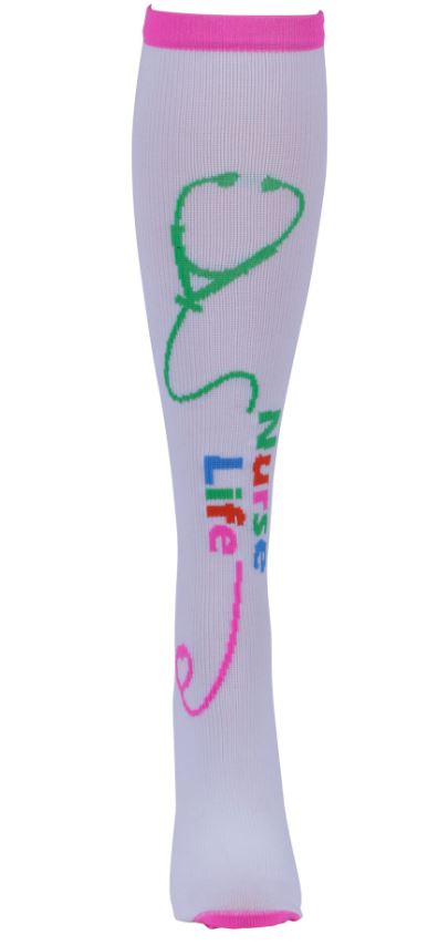 Cherokee Print Support 8-12 mmHg Graduated Support Socks - Image 15