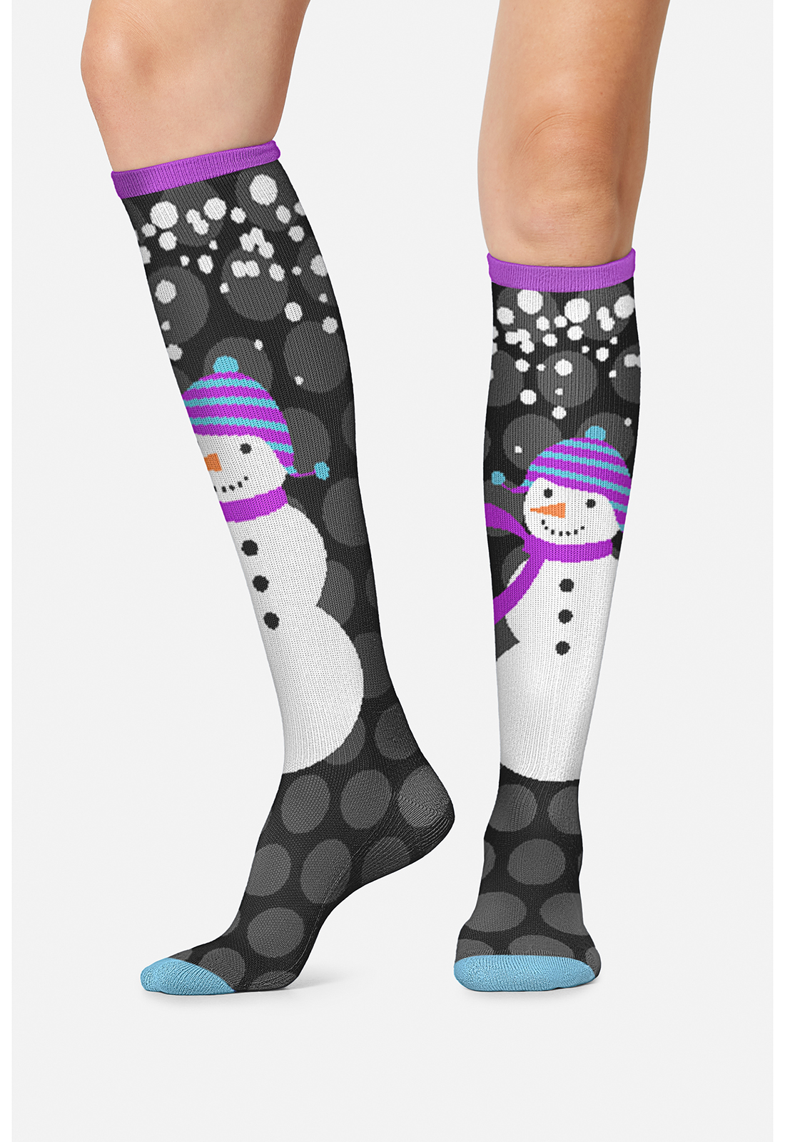 Cherokee Print Support 8-12 mmHg Graduated Support Socks - Image 46