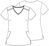 Licensed V-Neck Top