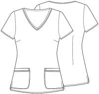 Licensed V-Neck Top