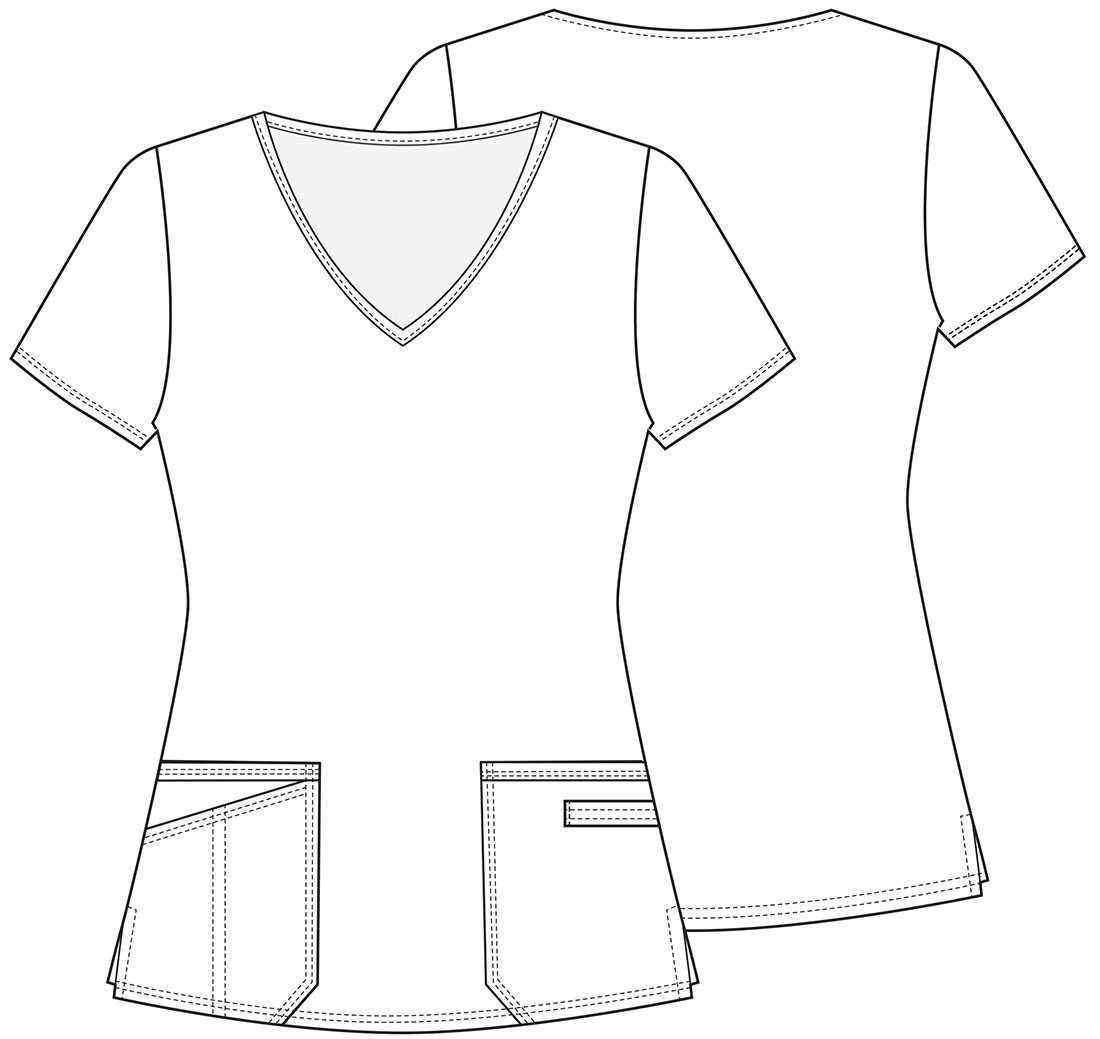 Licensed V-Neck Top - Image 2