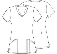 Licensed V-Neck Top