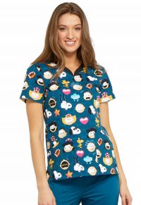 Licensed V-Neck Top