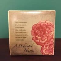 Dedicated Nurse 5×5 Plaque