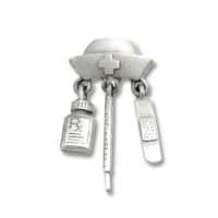 Pewter Pin Nurse Hat
