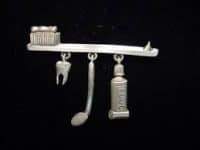 Pewter Pin Toothbrush