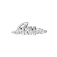 Pewter Pin RN Angel Wings Large