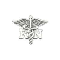 Pewter Pin RN Caduceus Large