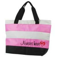 Embroidered Tote – Nurses Have Heart