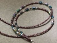 Lanyard Orchid Haze (with plastic badge attachment)