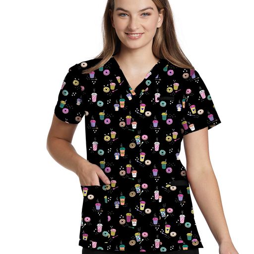 V-Neck Hidden Pocket Top - Image 26
