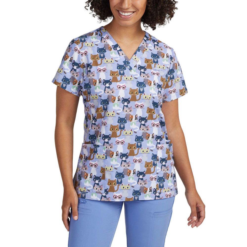 V-Neck Hidden Pocket Top - Image 31