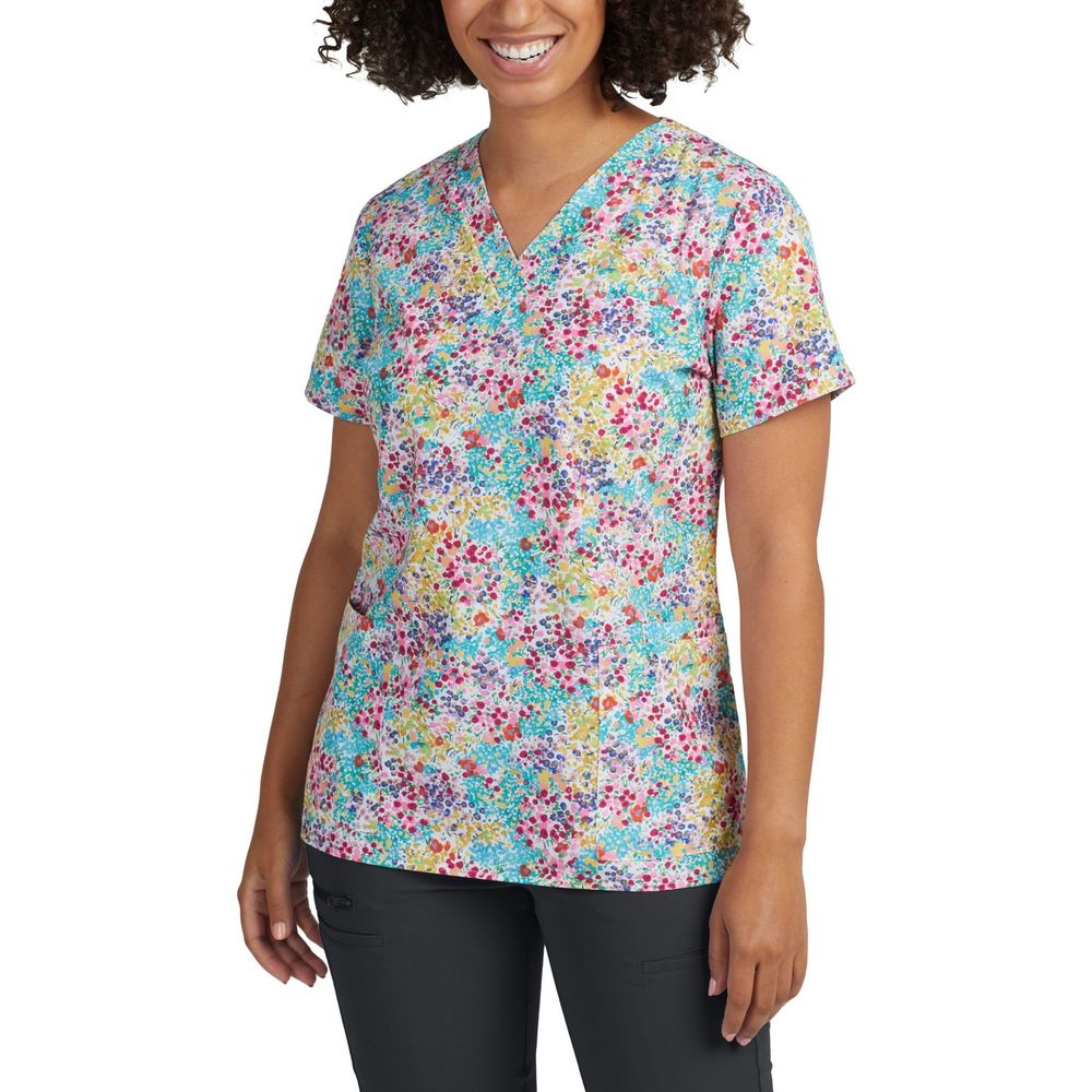 V-Neck Hidden Pocket Top - Image 34
