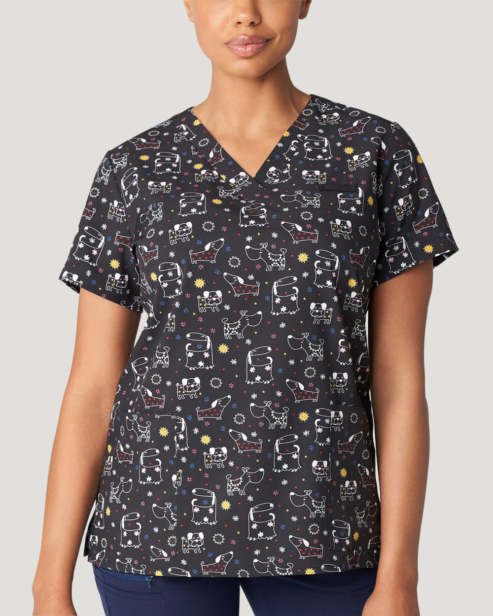 V-Neck Hidden Pocket Top - Image 28