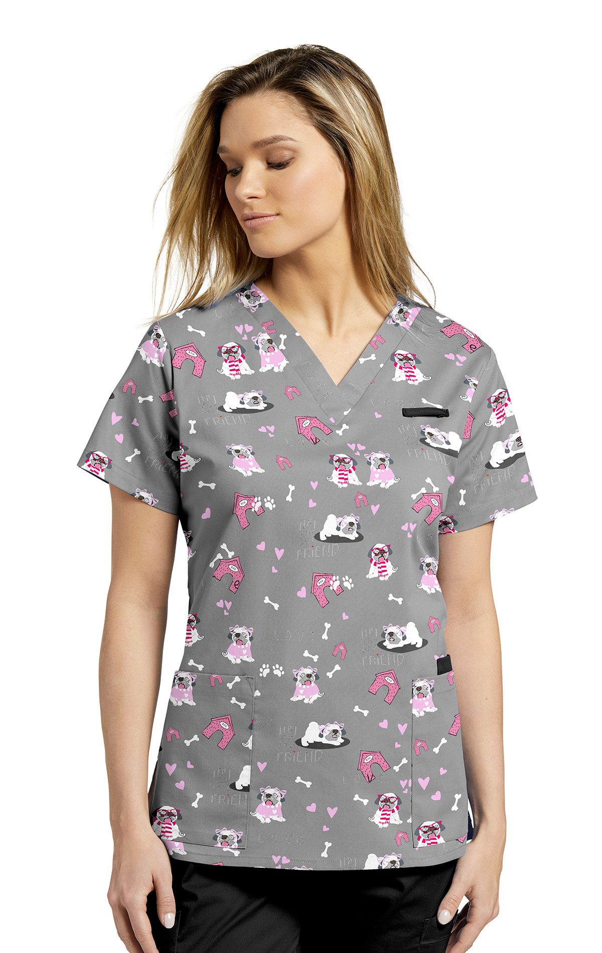 V-Neck Hidden Pocket Top - Image 2