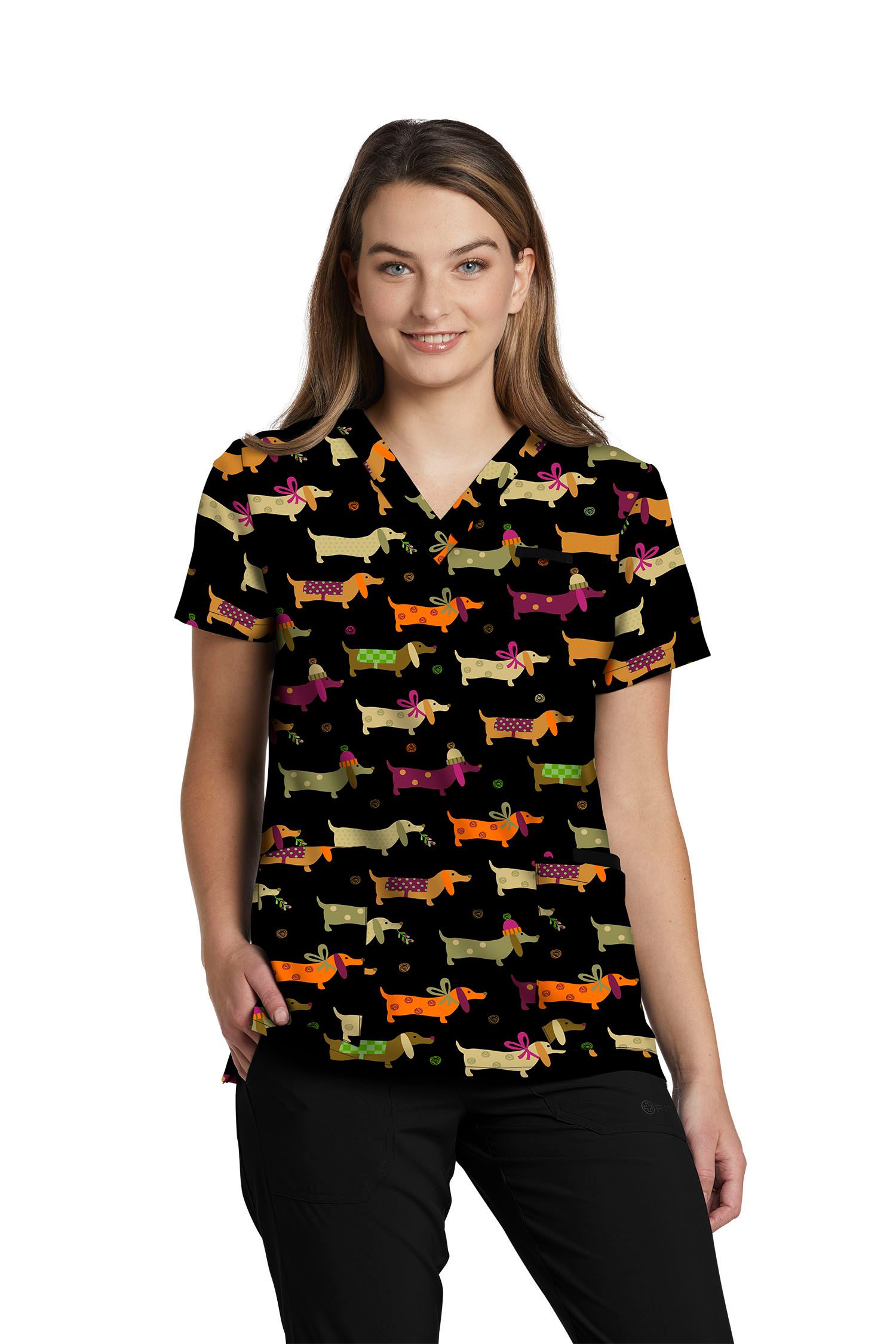 V-Neck Hidden Pocket Top - Image 16