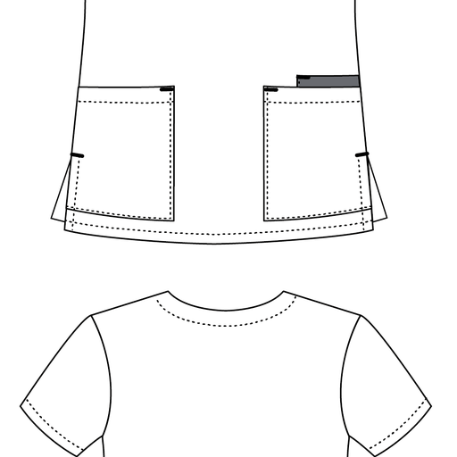 V-Neck Hidden Pocket Top - Image 15