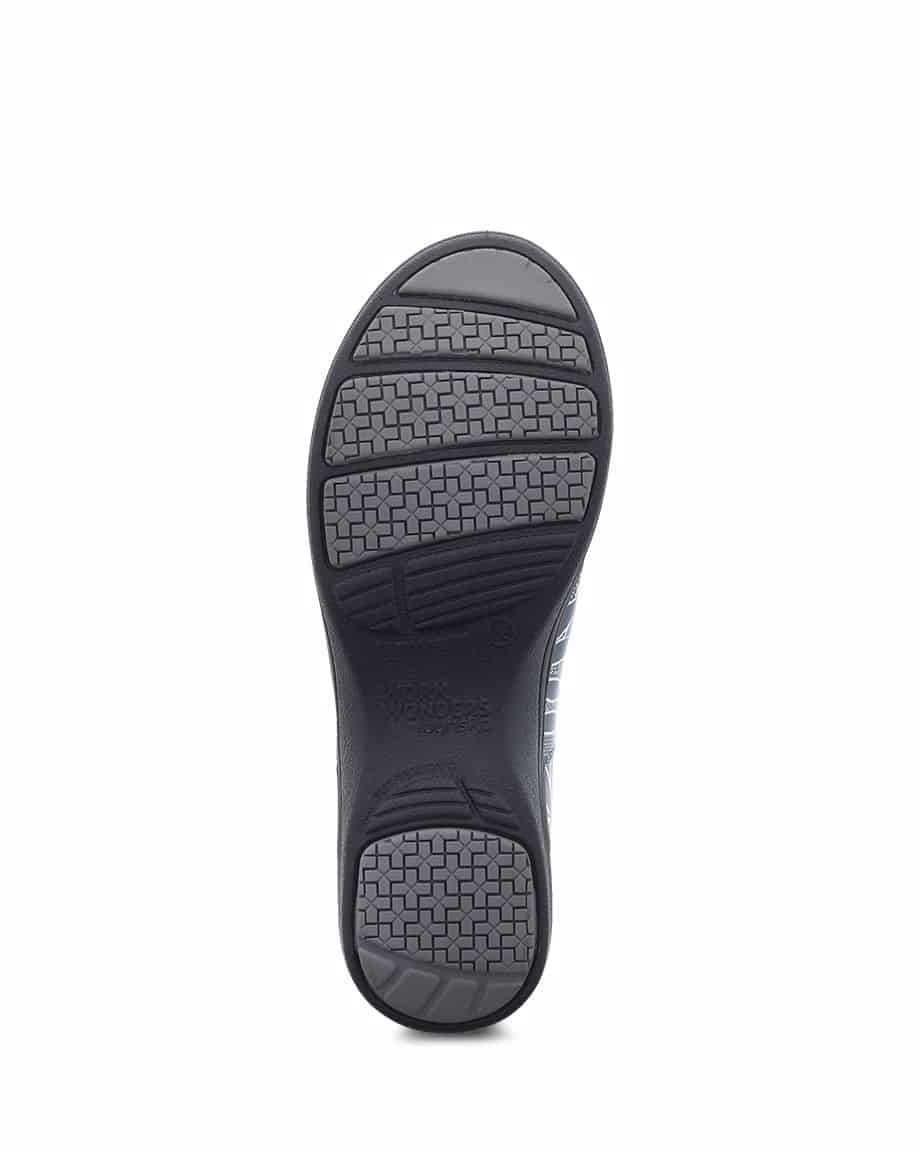 Womens Coral Navy Floral Patent - Image 6