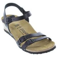 Papillio Lana Black Leather NARROW