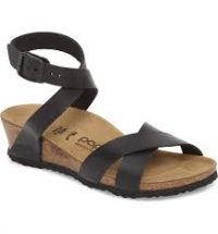 Papillio Lola Black Leather NARROW