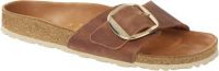 Madrid Big Buckle Cognac Oiled Leather NARROW