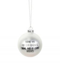 ONIM Best Nurse Glitter Ornament