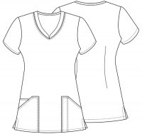 Prints V-Neck Top