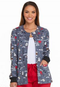 Snap Front Warm-Up Jacket