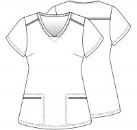 Licensed V-Neck Top