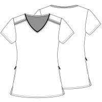 Licensed V-Neck Top