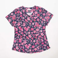 Marvella Round V-Neck Top