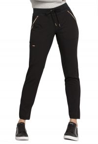 Statement Mid Rise Straight Leg Drawstring Pant