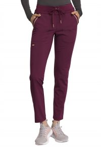 Statement Mid Rise Straight Leg Drawstring Pant