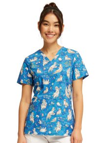 Prints V-Neck Top