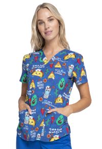 Prints V-Neck Top