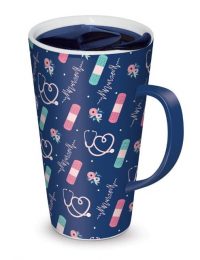 Travel Mug – Nurse Pattern