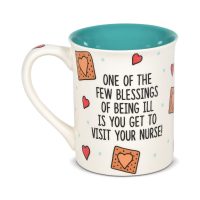 ONIM Nurses Are A Work Of Heart Mug